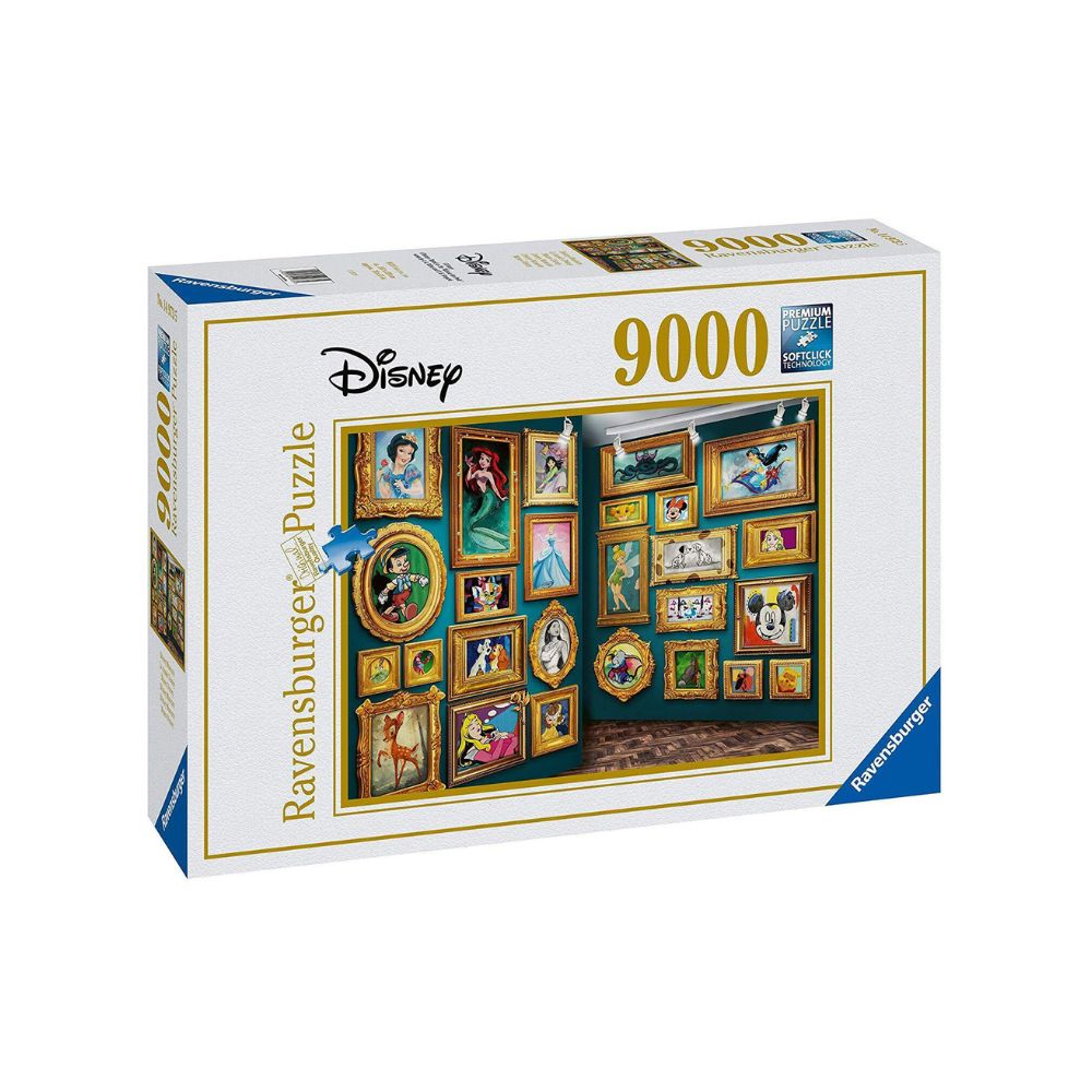 First half of this 9000 pieces Disney Museum puzzle from