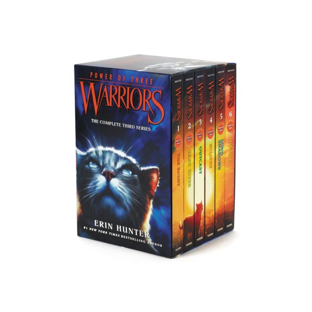 Warriors: Power of Three Box Set: Volumes 1 to 6 by Erin Hunter, Paperback