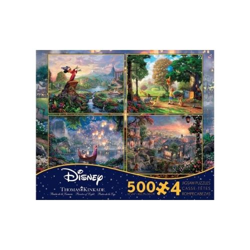 Thomas Kinkade Disney Dreams 4 in 1 Puzzle Set –