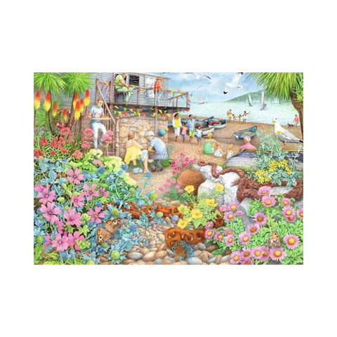 Ravensburger Beach Garden Café 1000pc puzzle