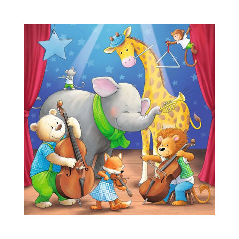 Ravensburger Animals on stage 3 x 49pc puzzles