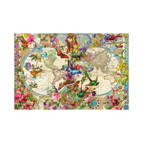 Ravensburger Flora & Fauna World Map 3000pc puzzle