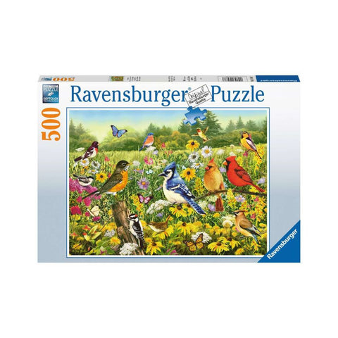 Ravensburger Birds in the Meadow 500pc puzzle