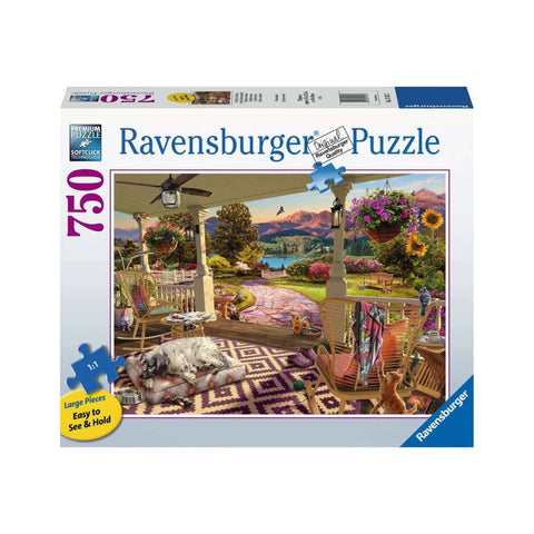 Ravensburger Cozy Front Porch Large Format 750pc puzzle