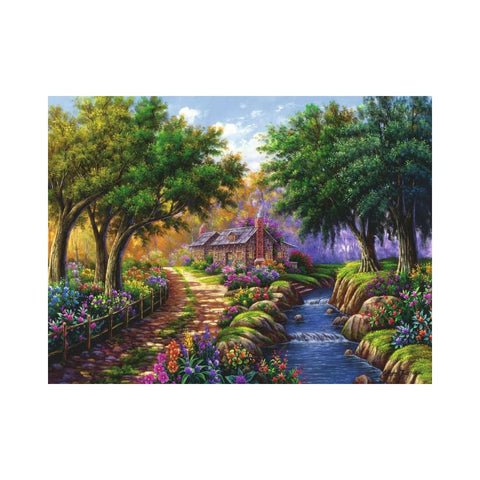 Ravensburger Cottage by the River 1500pc puzzle