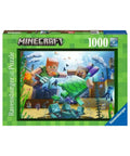 Ravensburger 1000pc puzzle - Minecraft Mosaic