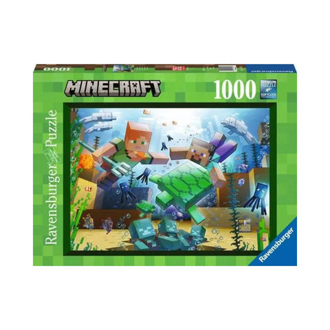 Ravensburger 1000pc puzzle - Minecraft Mosaic