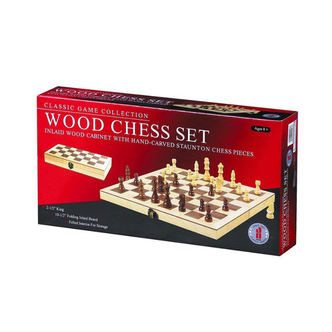 Classic Game Collection Wood Chess Set