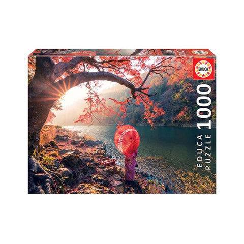  Educa Sunrise In Katsura River Japan 1000pc puzzle