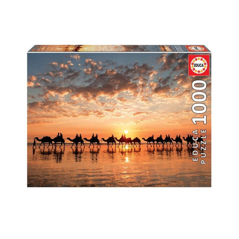 Educa Golden Sunset Cable Beach 1000pc puzzle