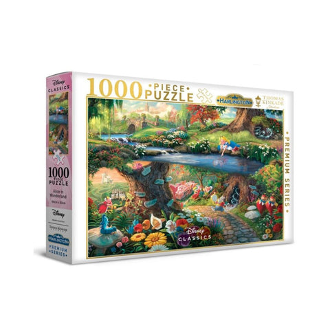 Harlington - Thomas Kinkade  Disney Alice in Wonderland 1000 pieces