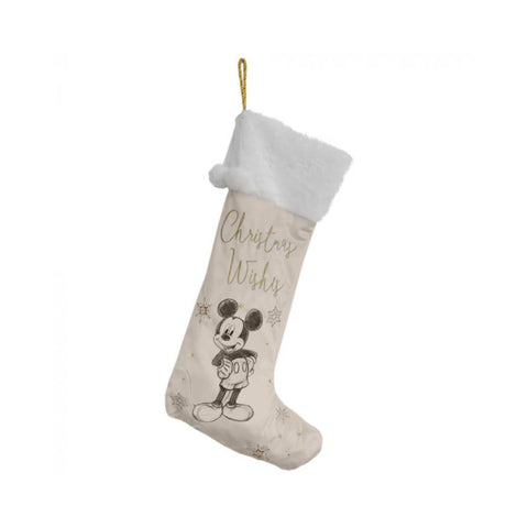 Collectible Velvet Christmas Stocking: Mickey Mouse