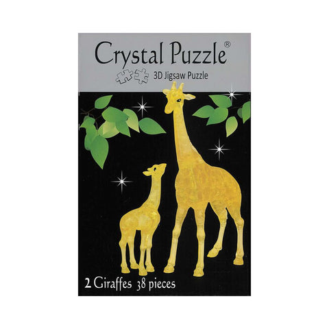 3D GIRAFFES CRYSTAL PUZZLE 38pc