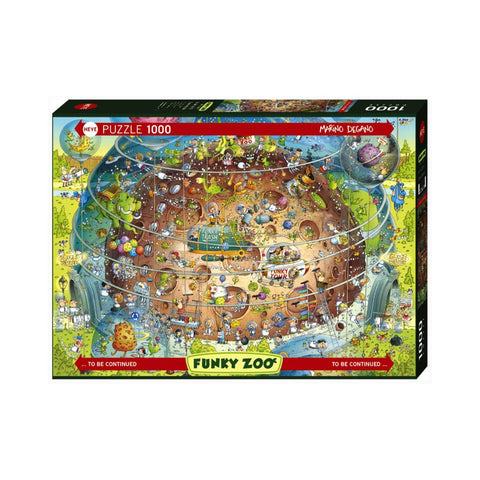Heye Funky Zoo, Cosmic Habitat 1000pc puzzle