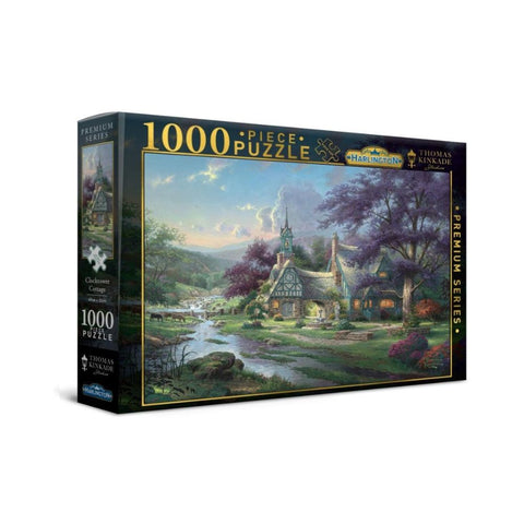  Thomas Kinkade Clocktower Cottage 1000 pieces