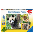 Ravensburger Panda, Lion and Tiger 3 x 49pc puzzles