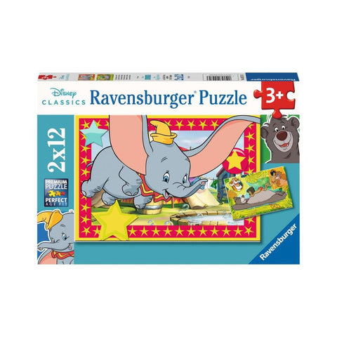 Ravesburger Disney Classics Adventure is Calling 2 x 12pc puzzles