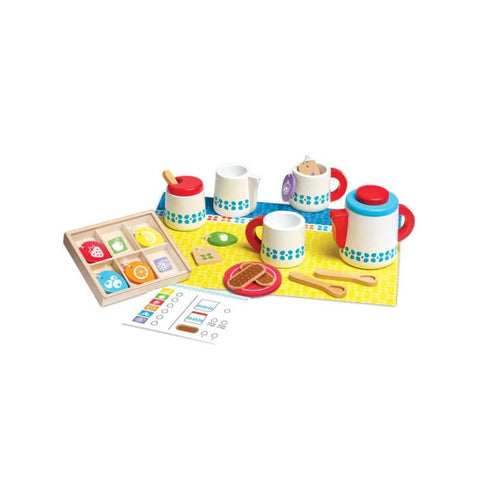 Melissa & Doug - Wooden Steep & Serve Tea Set