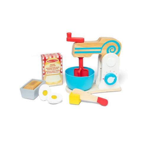 Melissa & Doug - Wooden Make a Cake Mixer Set