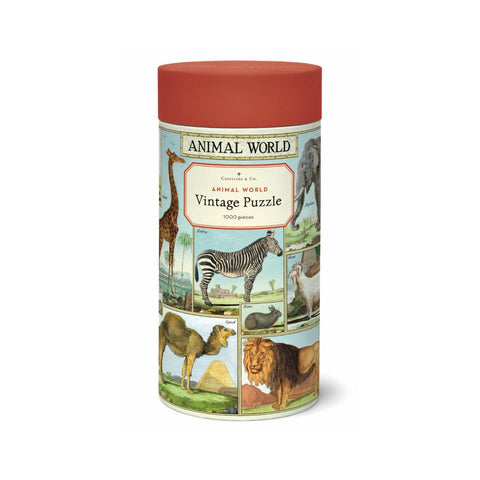 Cavallini & Co - Animal World 1000pc Puzzle