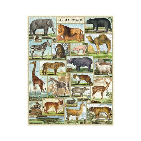 Cavallini & Co - Animal World 1000pc Puzzle