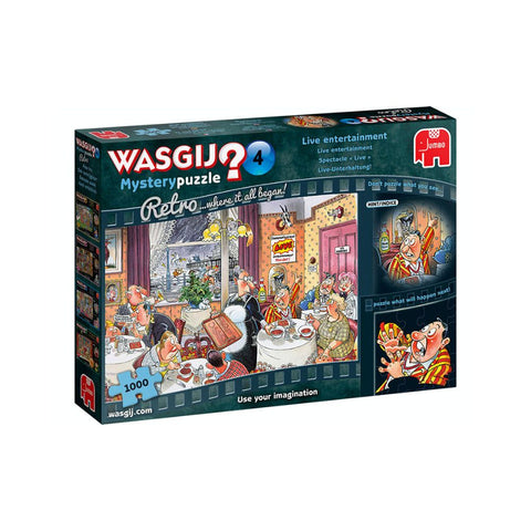 Jumbo - Wasgij? Mystery Retro No.4 Live Entertainment 1000pc Puzzle