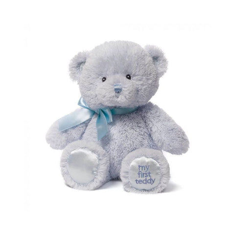 Gund My First Teddy Blue 25cm