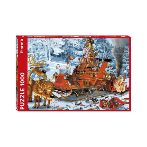 Piatnik - Francois Ruyer Santa's Sleigh Repair 1000pc Puzzle