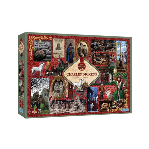 Gibsons Book Club Charles Dickens 1000pc puzzle