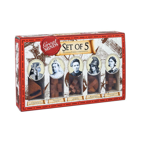 Great Minds Set of 5 Women's Professor Puzzle