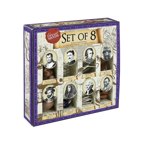 Great Minds Set Of 8 Puzzles