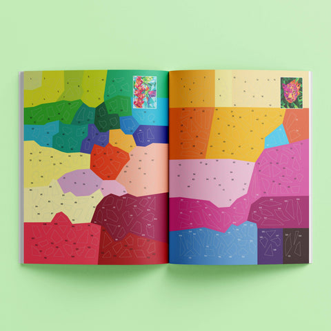 Kaleidoscope Sticker Mosaics Neon Jungle