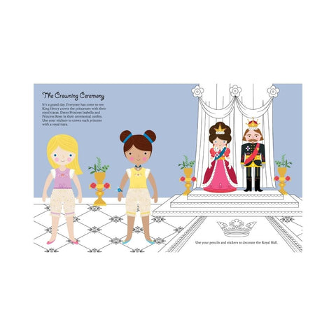 Sticker Dress-Up Book - Princesses