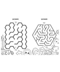 Colouring and Mazes - Kawaii