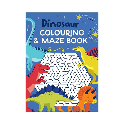 Colouring and Mazes - Dinosaurs