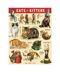 Cavallini – 240 Pc Mini Puzzle Vintage Cats