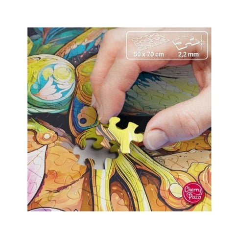 Cherry Pazzi - Flower Power Frog 1000pc puzzle