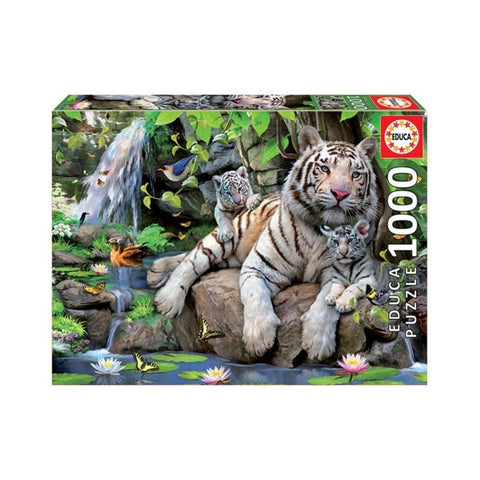 White Tigers Of Bengal 1000 pieces