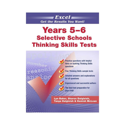 Excel Selective Schools Thinking Skills Tests