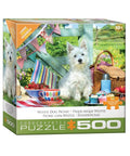 Westie Dog Picnic 500XL piece puzzle