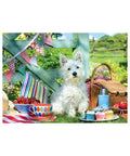 Westie Dog Picnic 500XL piece puzzle