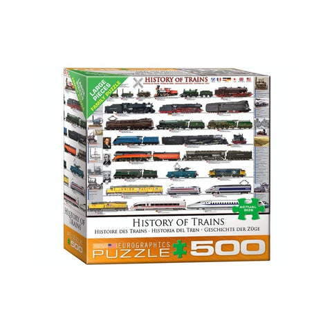 History of Trains 500XL piece puzzle