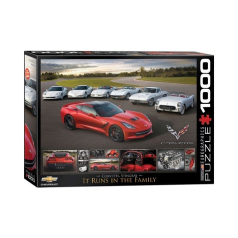 Corvette Stingray 1000 piece puzzle