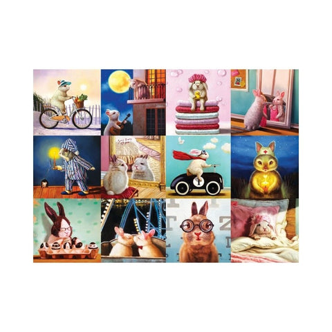 Eurographics - Funny Bunnies 1000pc puzzle