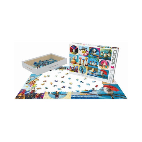 Eurographics - Funny Birds 1000pc puzzle