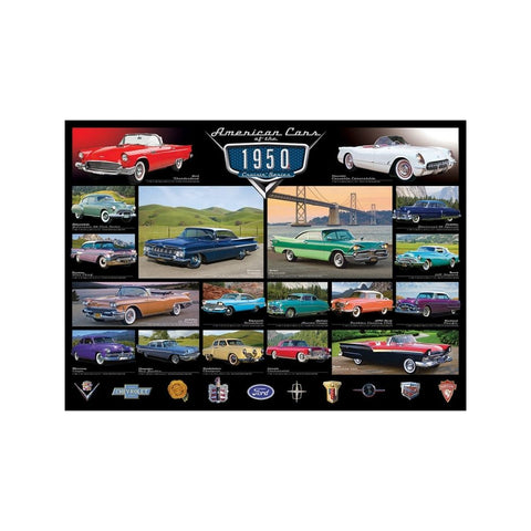 Cruisin' Classics 1950s 1000 piece puzzle