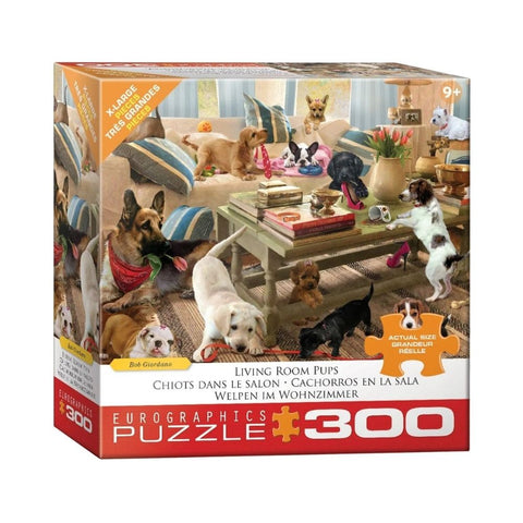 Eurographics - Living Room Pups 300XL pc puzzle