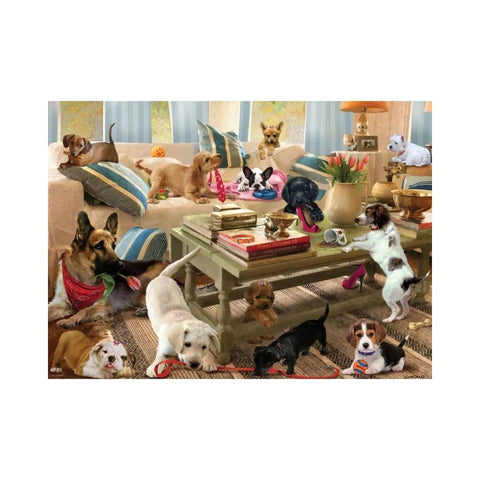 Eurographics - Living Room Pups 300XL pc puzzle