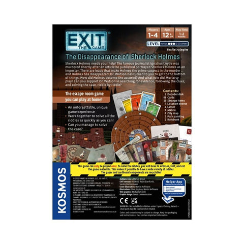 Exit - The Disappearance of Sherlock Holmes