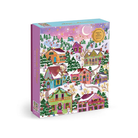 Galison - Snowcap Village 1000-piece puzzle
